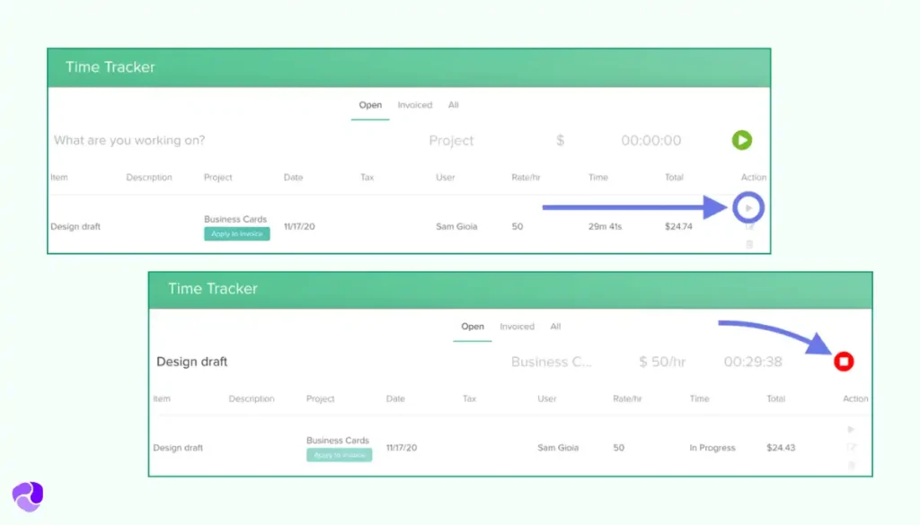 Dubsado Time Tracking