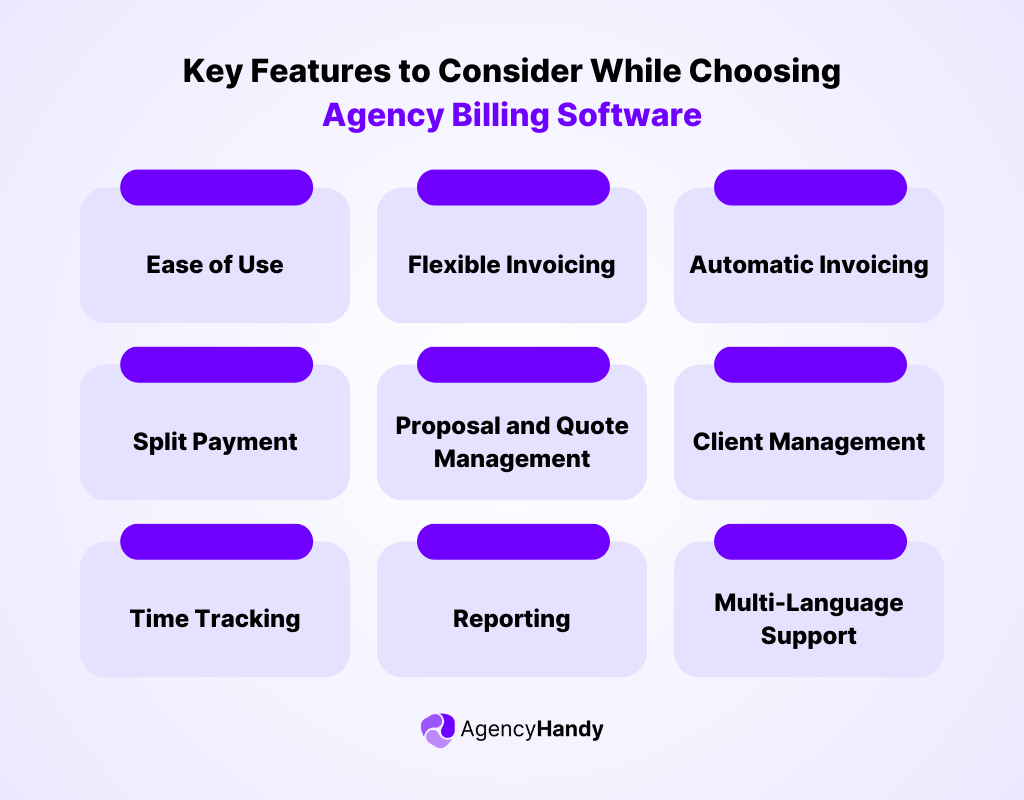 Key Features to Consider While Choosing Agency Billing Software 1