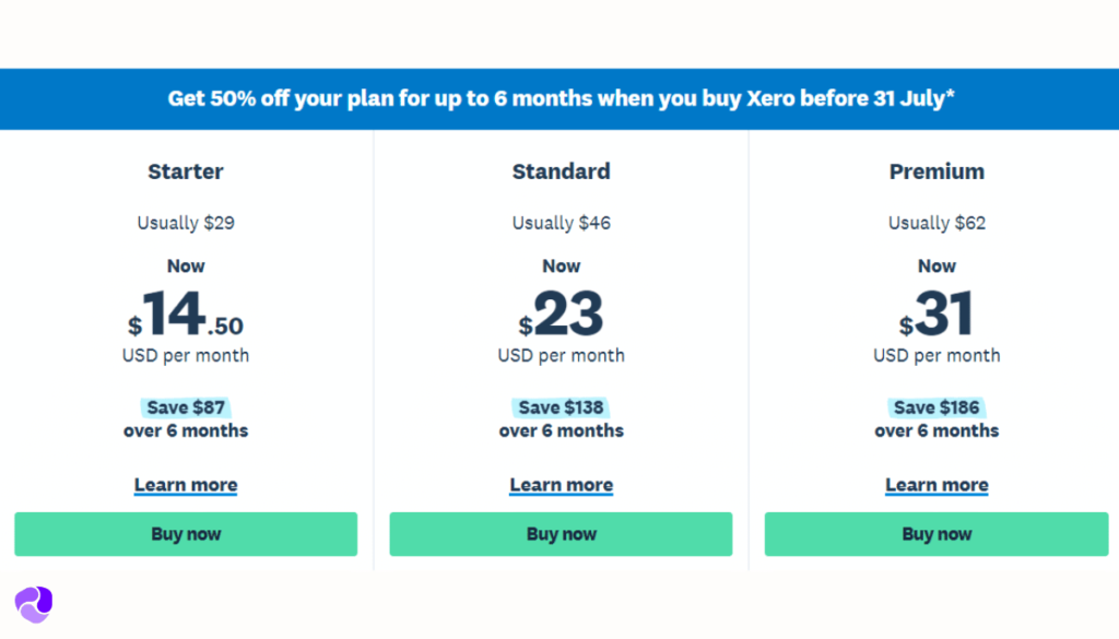 Xero Pricing