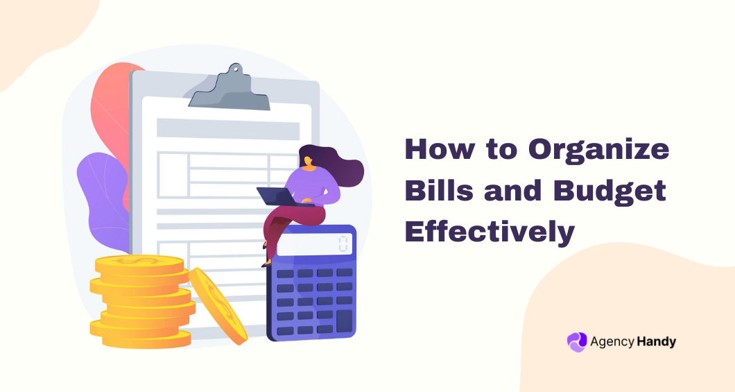 how to organize bills and budget