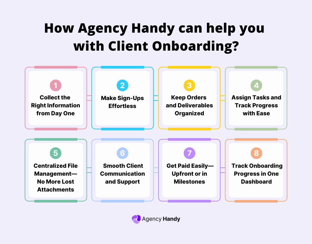 How Agency Handy Can Help You With Client Onboarding?